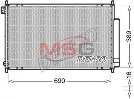 Конденсатор DENSO DCN40016 (фото 1)