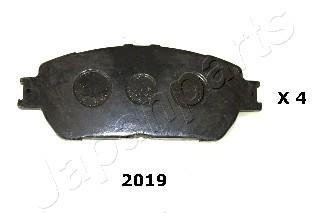 Колодки гальмівні TOYOTA P. CAMRY 2,4-3,0 V6 01-06 JAPANPARTS PA-2019AF