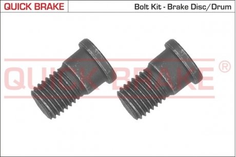Болт, диск тормозного механизма QUICK BRAKE 11666K (фото 1)