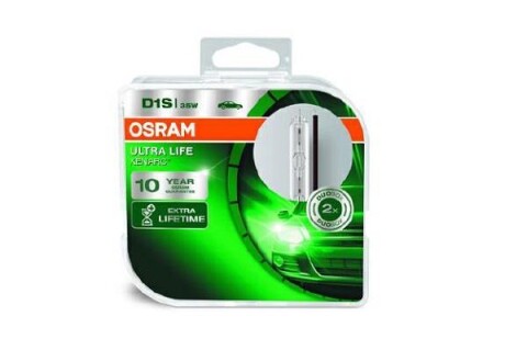 Автолампа Xenarc Ultra Life D1S PK32d-2 35 W прозрачная OSRAM 66140ULT-HCB