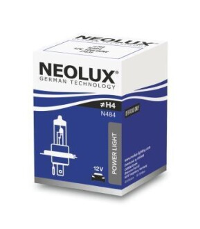 Автолампа H4 P43t 80 W 100 W белая NEOLUX N484