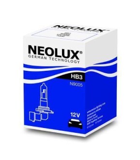 Автолампа HB3 P20d 60 W прозрачная NEOLUX N9005