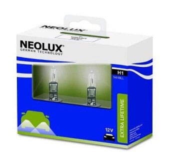 Автолампа Extra Lifetime H1 P14,5s 55 W белая NEOLUX N448LLSCB