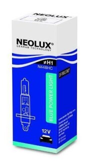 Автолампа Blue Lighting H1 P14,5s 80 W светло-голубая NEOLUX N448HC