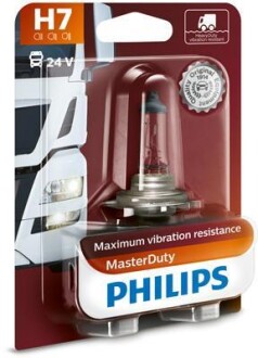 Автолампа MasterDuty H7 PX26d 70 W прозрачная PHILIPS 13972MDB1