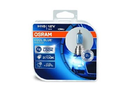 Автолампа Cool Blue Intense H16 19 W светло-голубая OSRAM 64219CBIHCB