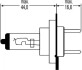 Автолампа Behr Heavy Duty H7 PX26d 70 W прозрачная HELLA 8GH007157231 (фото 2)