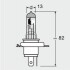 Автолампа Night Breaker Unlimited H4 P43t 55 W 60 W прозрачно-голубая OSRAM 64193NBU (фото 3)