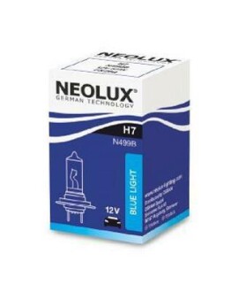 Автолампа Blue Light H7 PX26d 55 W светло-голубая NEOLUX N499B