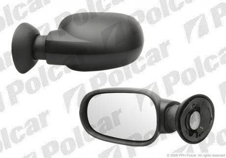 Дзеркало зовнішнє правий Polcar 280052-M