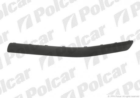 Молдинг бампера лівий Polcar 401407-5 (фото 1)