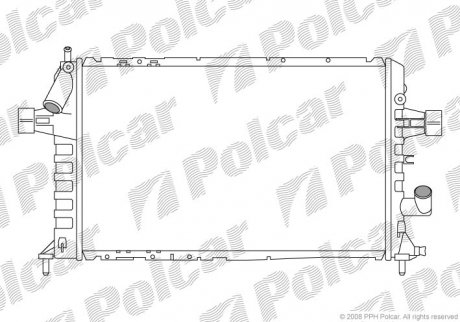 Радіатор охолодження Polcar 550808-5