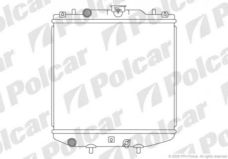 Радіатор охолодження Polcar 741108-1