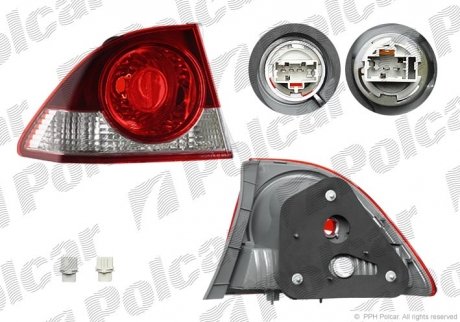 Ліхтар задній Polcar 384588-E