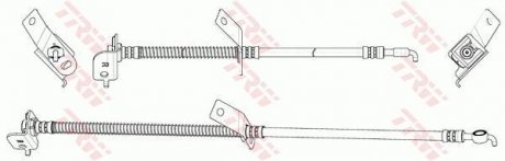 Przewуd hamulcowy elastyczny TRW PHD1150 (фото 1)