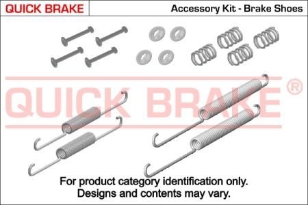QUICK BRAKE Комплект пружинок колодок ручного гальма QUICK BRAKE 105-0682 (фото 1)