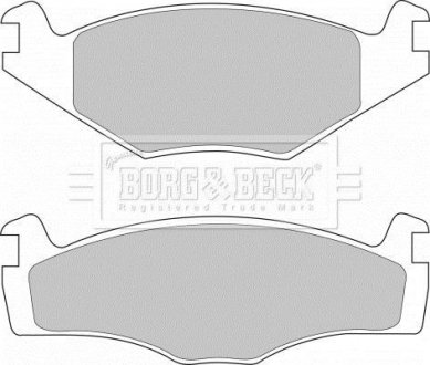 Гальмівні колодки, дискове гальмо (набір) BORG & BECK BBP1420