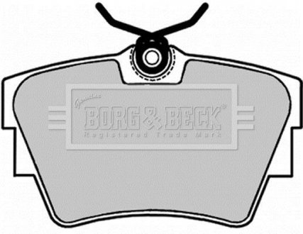Гальмівні колодки, дискове гальмо (набір) BORG & BECK BBP1693