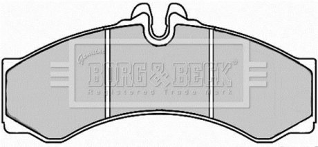 Гальмівні колодки до дисків BORG & BECK BBP2247 (фото 1)