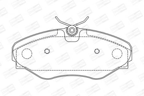 Гальмівні колодки до дисків CHAMPION 573099CH