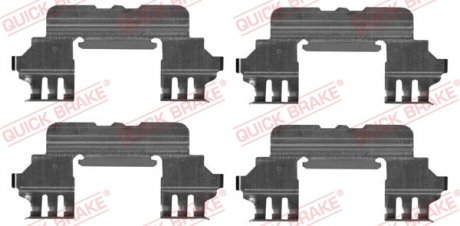 Монтажний набір задніх гальмівних накладок QUICK BRAKE 109-1860