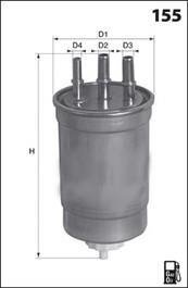 Фільтр палива (аналог/KL511) MECAFILTER ELG5336 (фото 1)