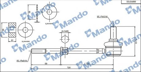 Стійка стабілізатора MANDO MSC010100