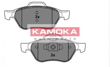 Гальмівні колодки, дискове гальмо (набір) KAMOKA JQ101162