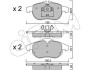 OPEL Тормозные колодки передн.Vectra C, Astra H, Zafira B FIAT Croma 05- SAAB 9-3 CIFAM 822-540-0 (фото 1)