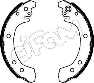 Гальмівні колодки (набір) CIFAM 153-523