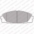 Комплект гальмівних колодок з 4 шт. дисків Delphi LP2473 (фото 1)