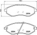 Комплект гальмівних колодок з 4 шт. дисків BREMBO P10057 (фото 1)