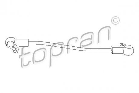 Шток вилки переключения передач TOPRAN / HANS PRIES 102846 (фото 1)