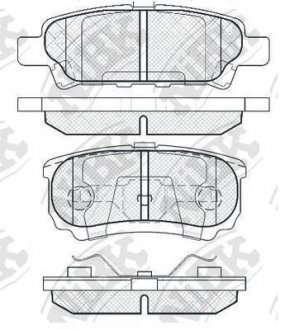 КОЛОДКИ ГАЛЬМ. NiBK PN3502