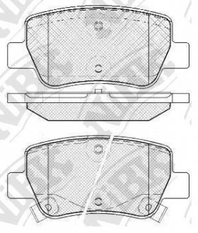КОЛОДКИ ГАЛЬМ. NiBK PN1838