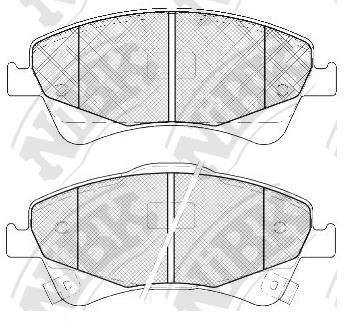 Колодки гальм. NiBK PN1837
