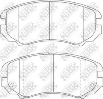 КОЛОДКИ ГАЛЬМ. NiBK PN0377