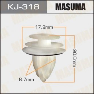 Клипса (кратно 10) Masuma KJ318 (фото 1)