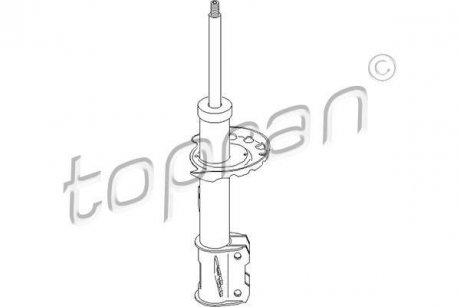 Амортизатор, передня вісь TOPRAN / HANS PRIES 206868
