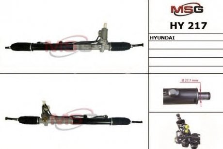 Рулевая рейка с ГУР новая HYUNDAI SANTA FE 2006-2010 282649 MSG HY 217