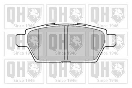 Колодки тормозные (задние) Ford Fusion 06-12/Fusion (USA) 05-/Mazda 6/Antenza 02-13 Quinton Hazell BP1787