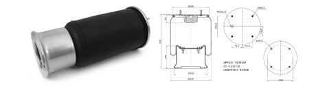 Пневморесора APLUS 91391AP