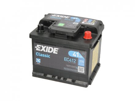 Акумулятор (Ціна за цей товар формується з двох складових: Ціна на сайті + додатковий платіж. Остаточну ціну дізнавайтесь у менеджера.) EXIDE EC412 (фото 1)