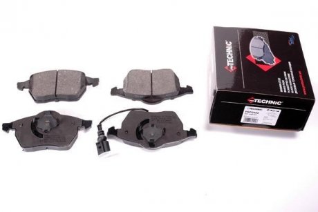 Колодки гальмівні przód AUDI A3, TT, SEAT LEON, TOLEDO II, SKODA OCTAVIA, VW BORA,GOLF IV, NEW BEETLE, POLO 1.8-2.8 12.96- PROTECHNIC PRP0402C