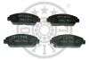 KLOCKI HAMULCOWE HONDA ACCORD MK V (CC, CD), ACCORD MK V (CE, CF_), PRELUDE MK III (BA), PRE 87-00 PRZOD SZT Optimal BP09793 (фото 1)