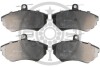 KLOCKI HAMULCOWE AUDI A4 (8D2, B5), A4 AVANT (8D5, B5), VW PASSAT (3B2), PASSAT (3B3), PASSA 94-05 PRZOD SZT Optimal BP10186 (фото 1)