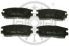 KLOCKI HAMULCOWE MITSUBISHI PAJERO/SHOGUN   CANVAS TOP (V2_W, V4_W), PAJERO/SHOGUN MK II (V3 90-00 TYL SZT Optimal BP09792 (фото 1)