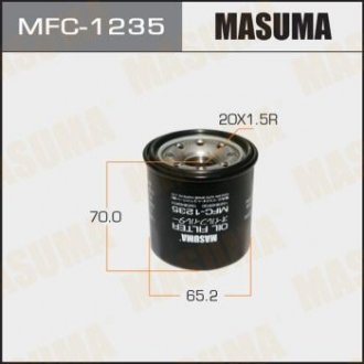 Фильтр масляный Nissan Juke (10-), Murano (04-14), Pathfinder (14-), Qashqai (06-), X-Trail (01-) Masuma MFC1235