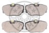 KLOCKI HAMULCOWE BMW 3 (E30), 3 CONVERTIBLE (E30), 3 TOURING (E30), Z1 ROADSTER 82-94 PRZOD SZT Optimal BP09600 (фото 2)