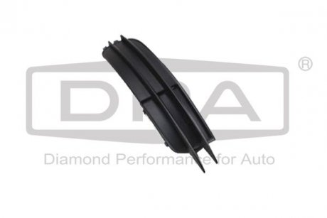 Решетка противотуманной фары правой без полоски (черная) Audi A6 (10-15) Dpa 88071821302